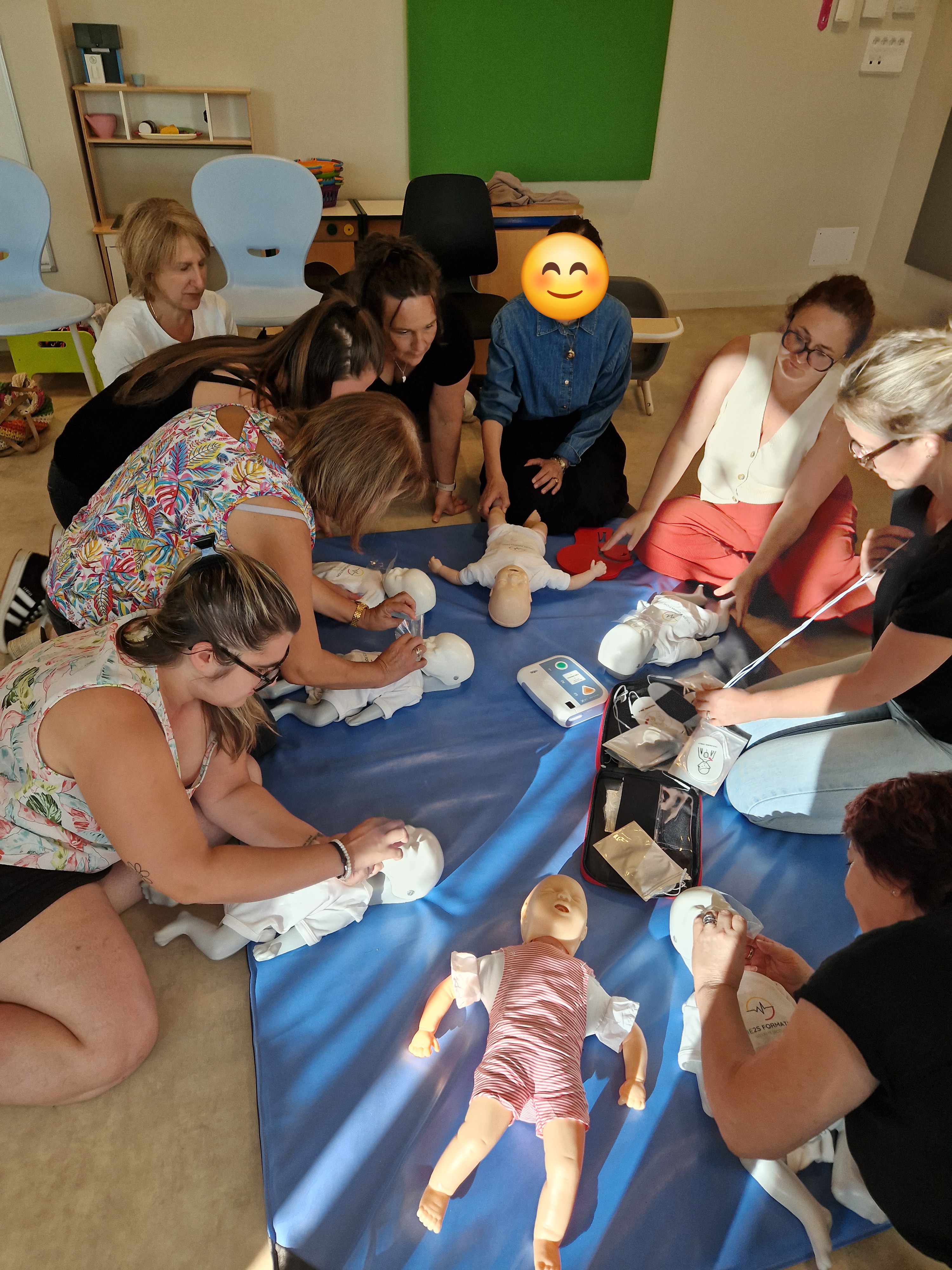 Atelier collectif de l'Académie des Parents Secouristes